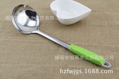 彩柄不锈钢厨具锅铲 优质厨具批发首选，助力淘宝电商腾飞